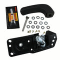 Interior door handle repair latch kit, black housing with metal spring and screws