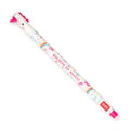 Unicorn theme erasable gel pen with pink cap and colorful barrel print, 0.7 mm tip