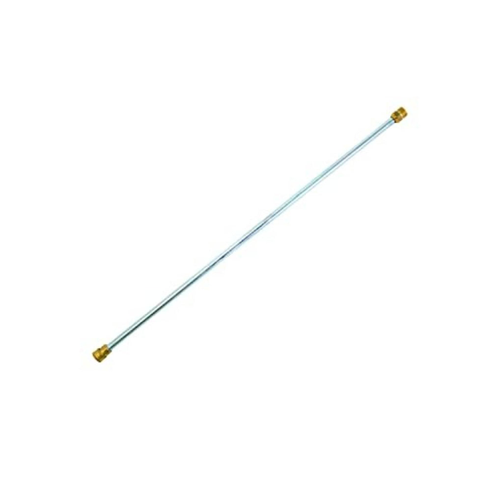 31-inch extension wand with light blue steel tube and brass threaded end fittings