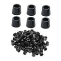 Black rubber conical quick coupler charging gaskets, assorted hose seal caps