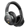 Black over-ear headphones with padded headband and soft ear cushions.