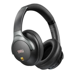 Black over-ear headphones with padded headband and soft ear cushions.