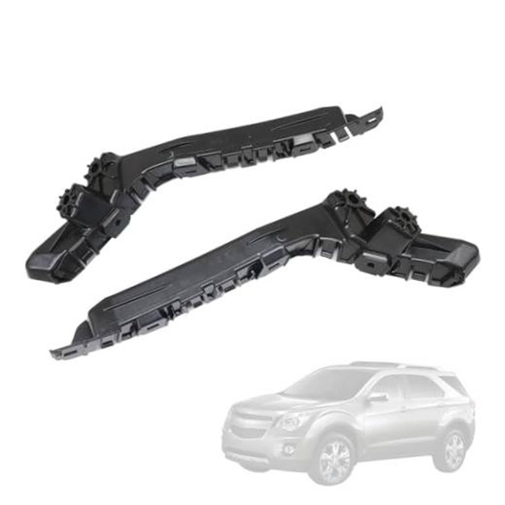 Black plastic front bumper cover retainer clips, driver and passenger side pair