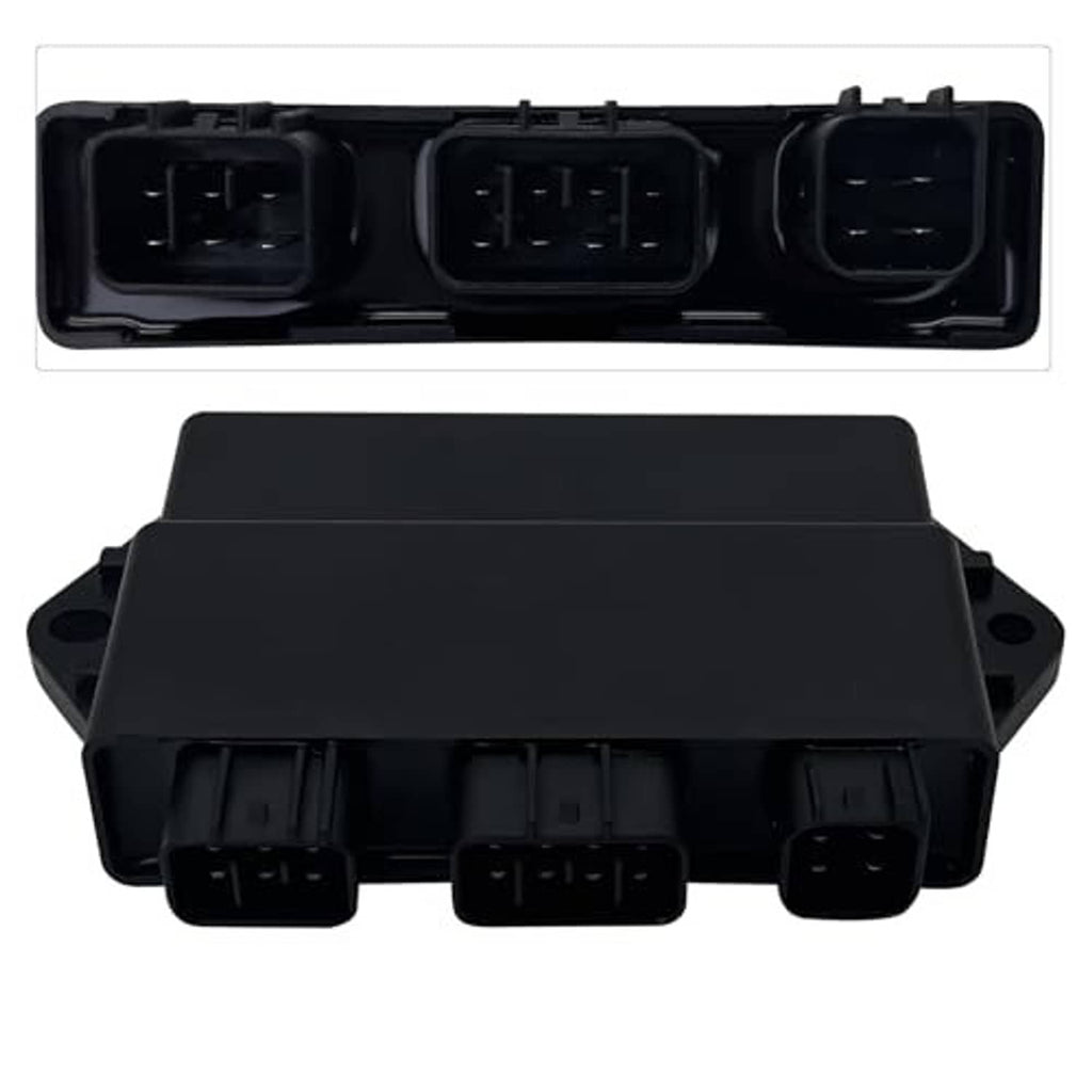 CDI ignition module with front wiring sockets and multi-pin connector panel