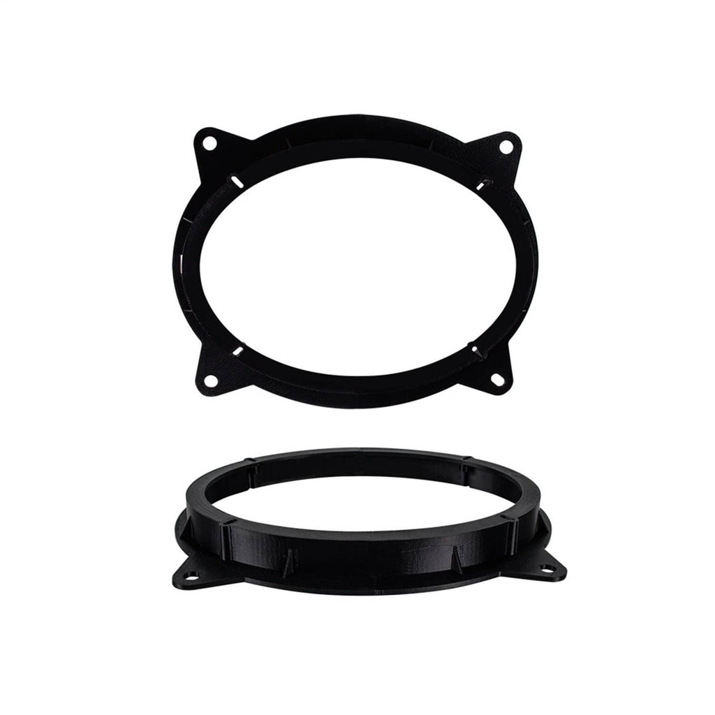 Black speaker adapter spacer ring with mounting screw holes for 6x9 speakers