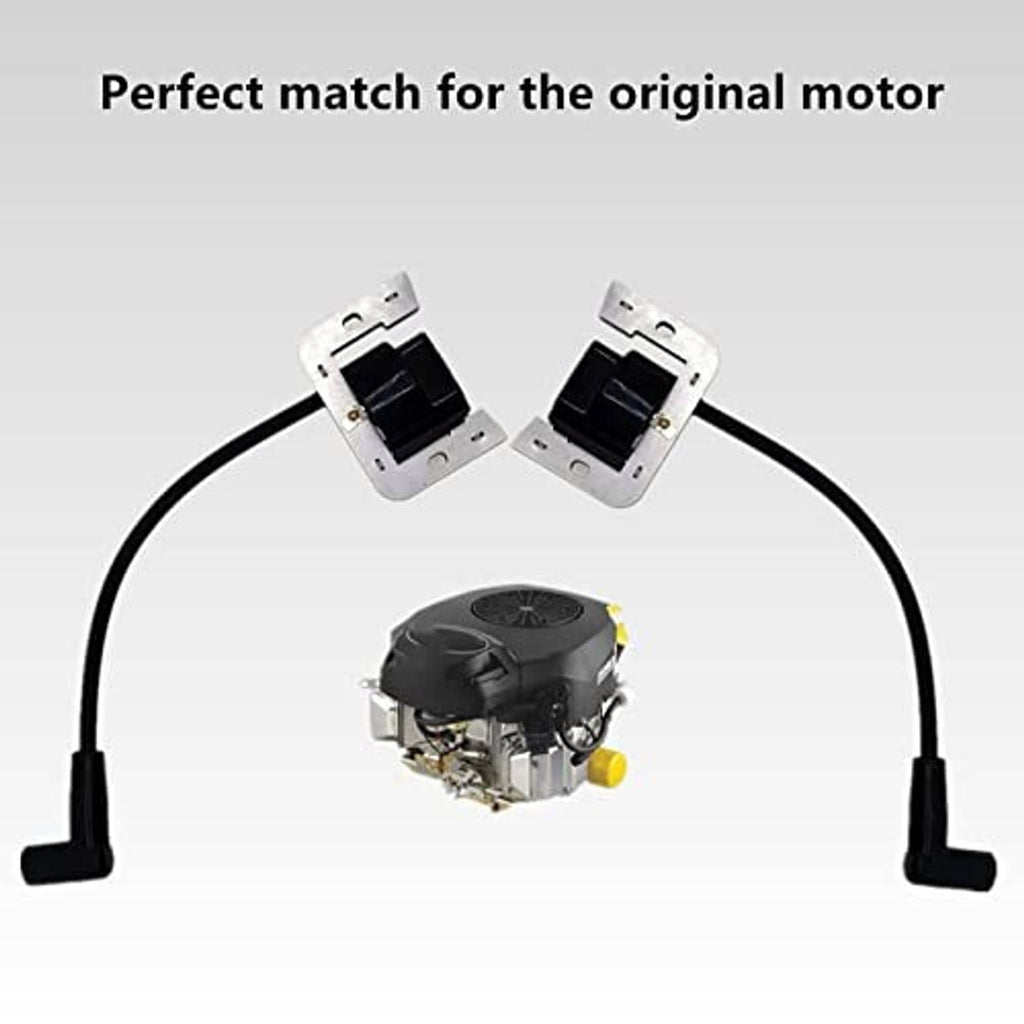 Digital ignition modules with black coils, metal brackets, and extended wire leads