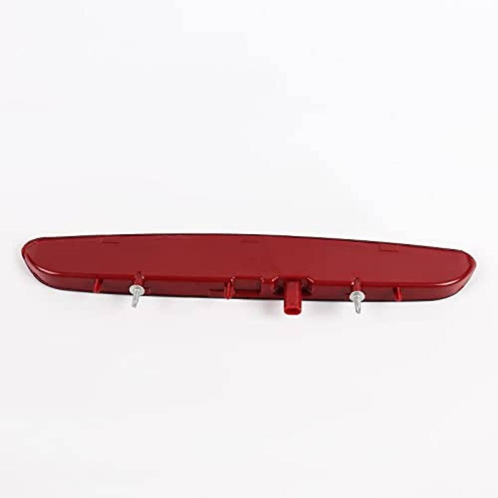 Red underside of third brake light bar with clips and mounting screw points