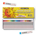 Junior Artist oil pastel set, 25 soft pastel sticks in a tray package