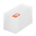 Polycarbonate greenhouse panels, 15-pack stack of clear corrugated sheets