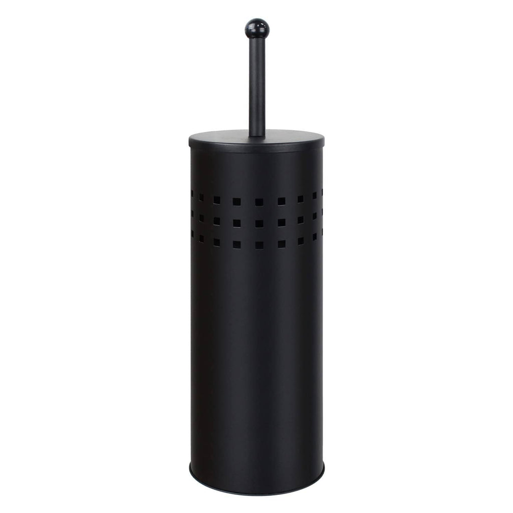 Black perforated holder cup with vertical plunger handle