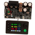 CNC DC stabilized power supply module with LCD screen, cooling slots, and output terminals