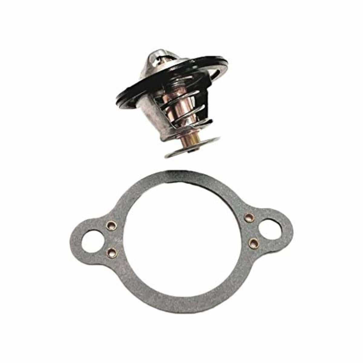 Volvo Penta thermostat kit with valve and gray gasket O-ring seal