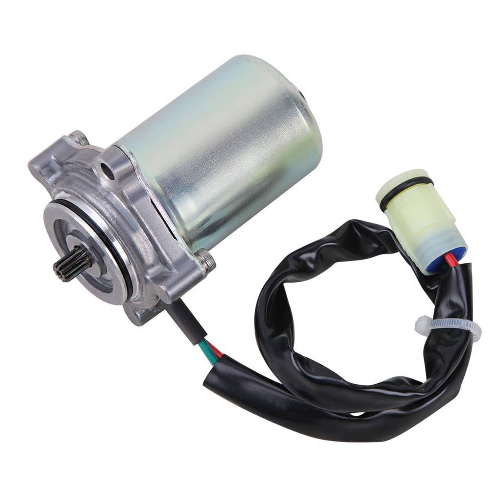Power shift control motor with metal housing and wire harness, electric connector included