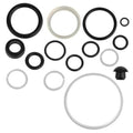 15-piece hydraulic jack oil seal repair kit with black and white seal rings