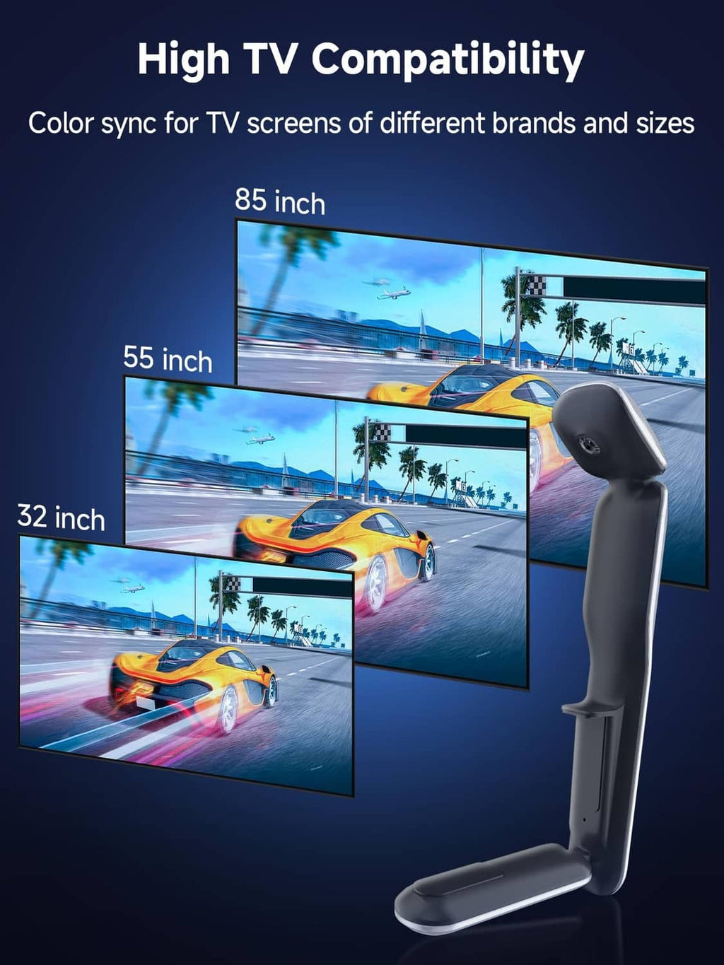 LED TV backlight sync kit with light bar for TVs from 32 to 85 inch