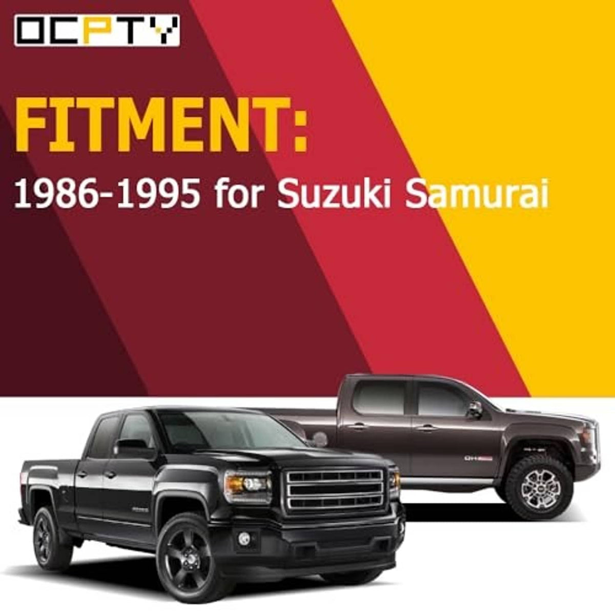 Exterior door handle replacement with mounting posts, shown with a truck silhouette