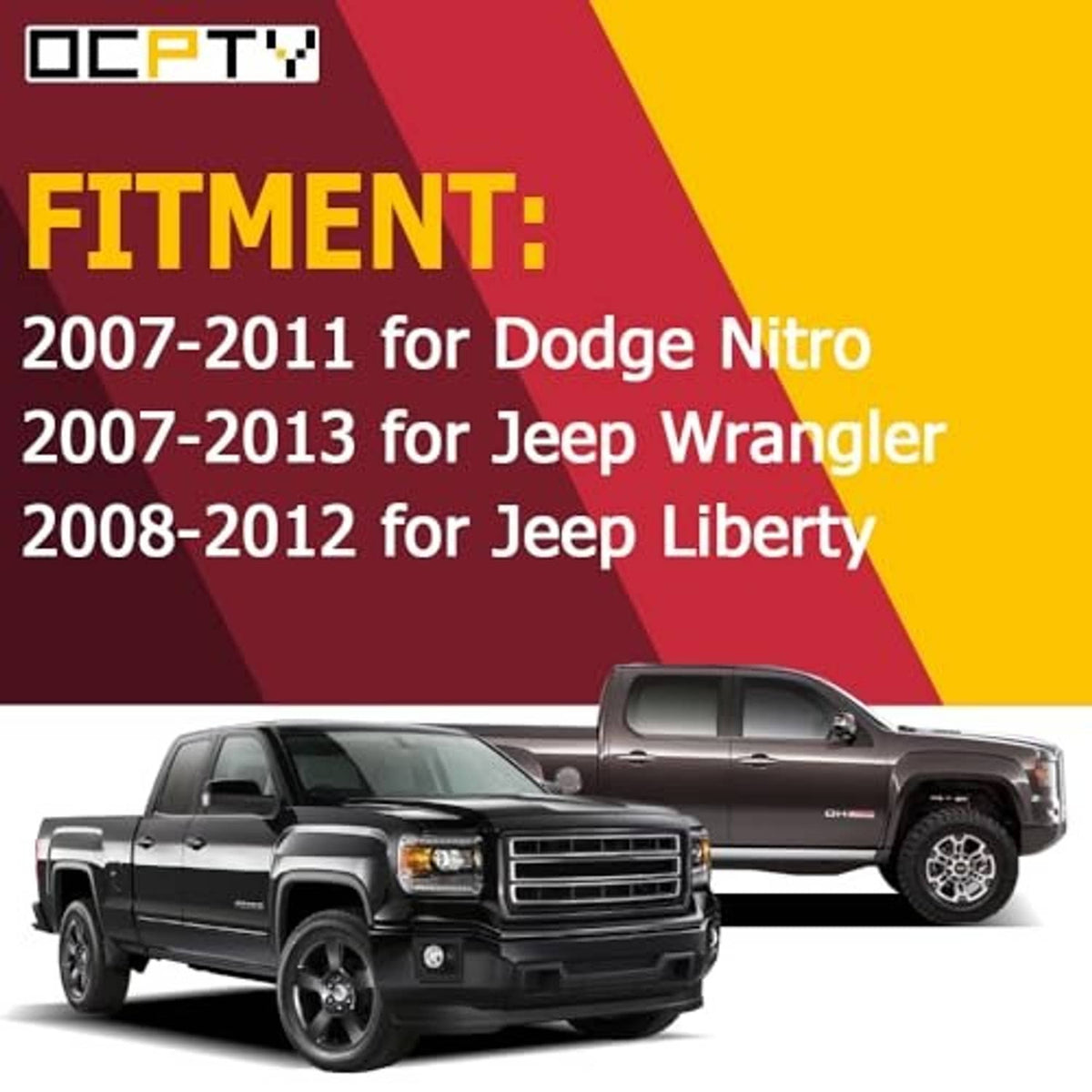 Exterior door handle fitment graphic with pickup truck