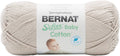 Cream-beige yarn skein with label for Bernat Softie Baby Cotton