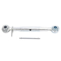 Adjustable galvanized 3-point hitch top link with two ends and mounting pin