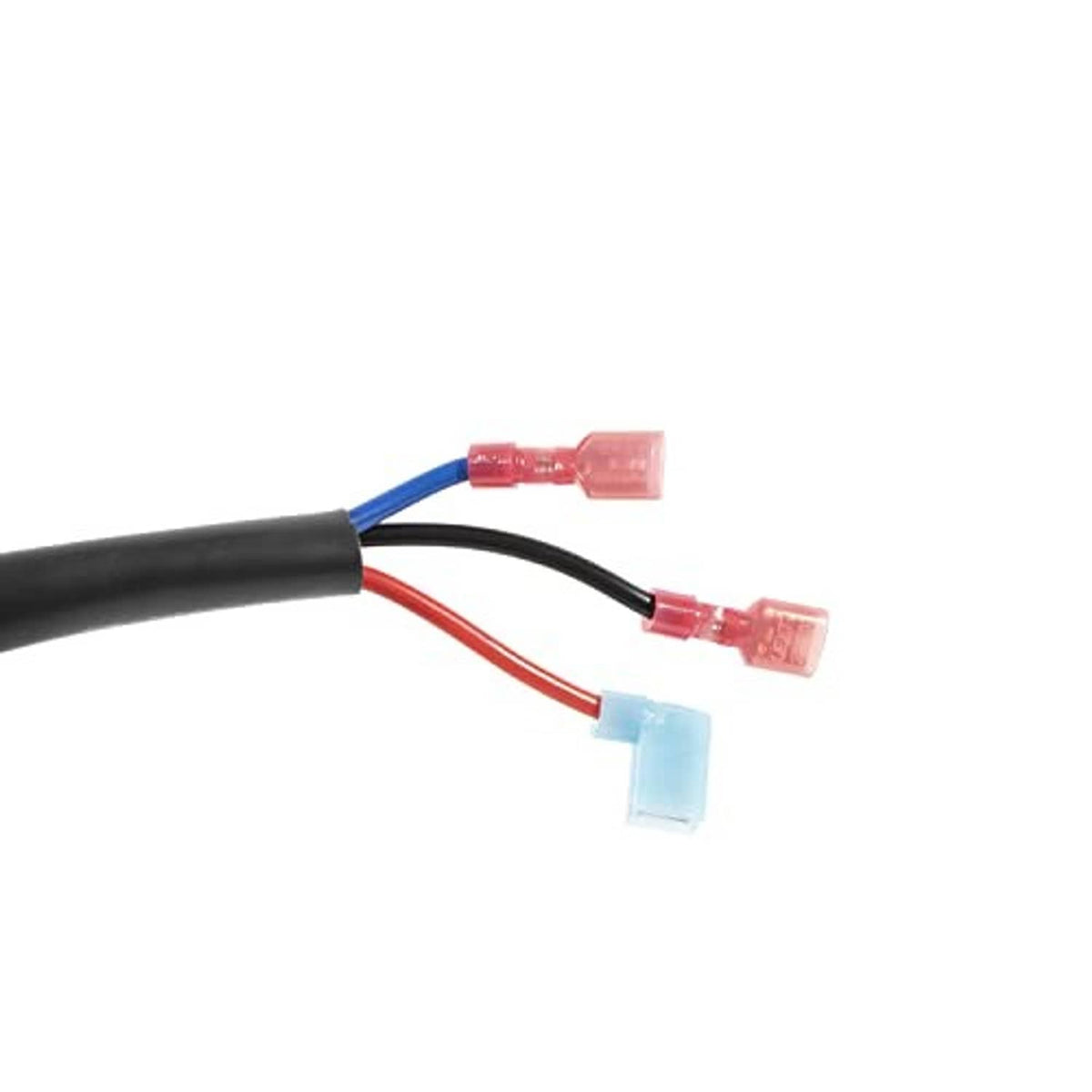 Wiring harness pigtail for tilt jack plate control switch with color-coded connectors