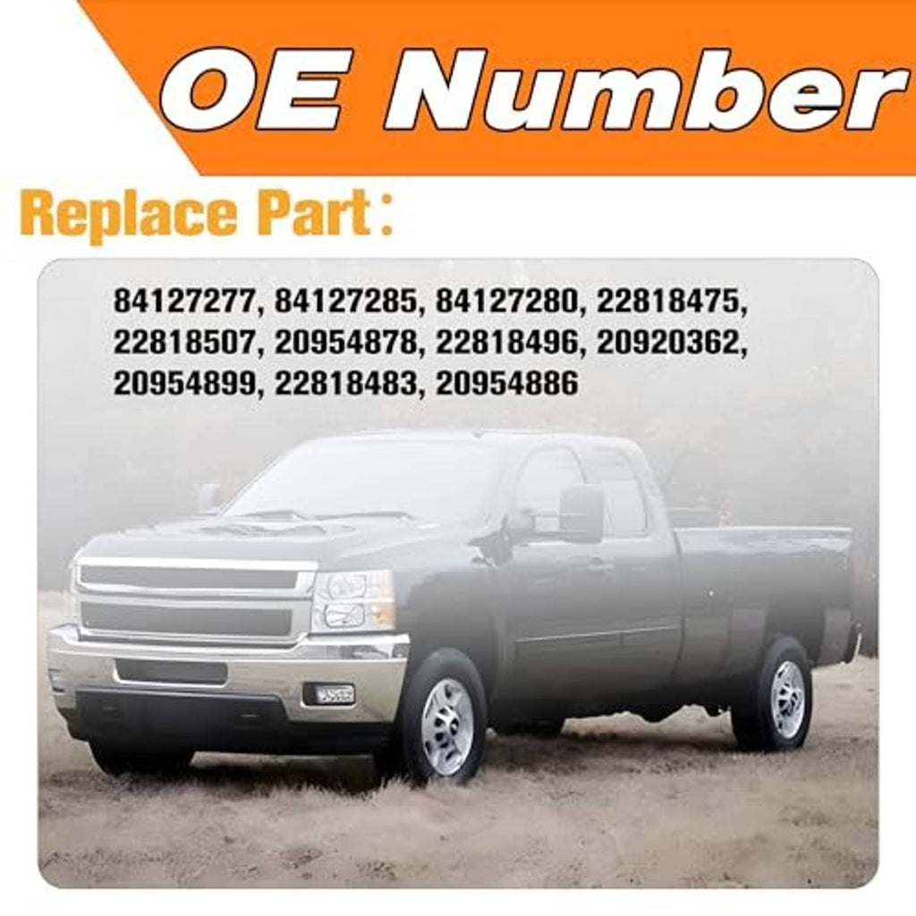 OE number parts graphic for door armrest replacement