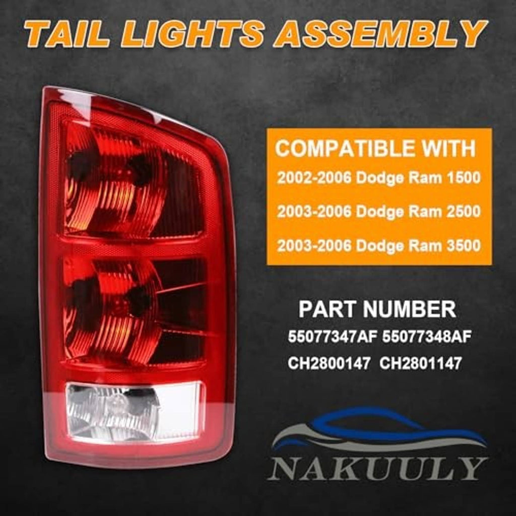 Single red rear tail light assembly with clear lower lens and side reflector