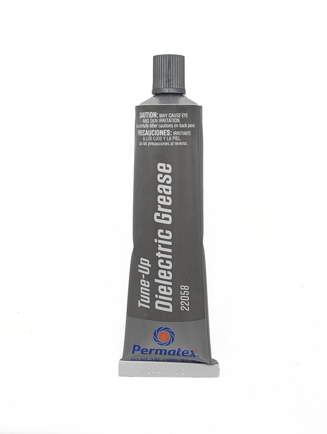 Permatex Dielectric Grease squeeze tube with ribbed gray cap