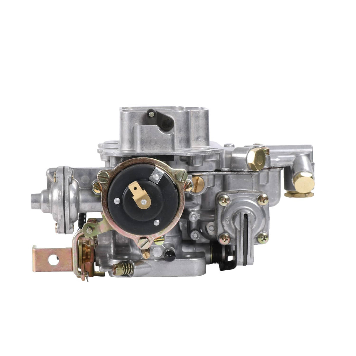 2-barrel carburetor with vacuum diaphragm housing and mounted throttle assembly