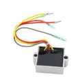 Voltage regulator module with multi-wire harness and black circuit housing