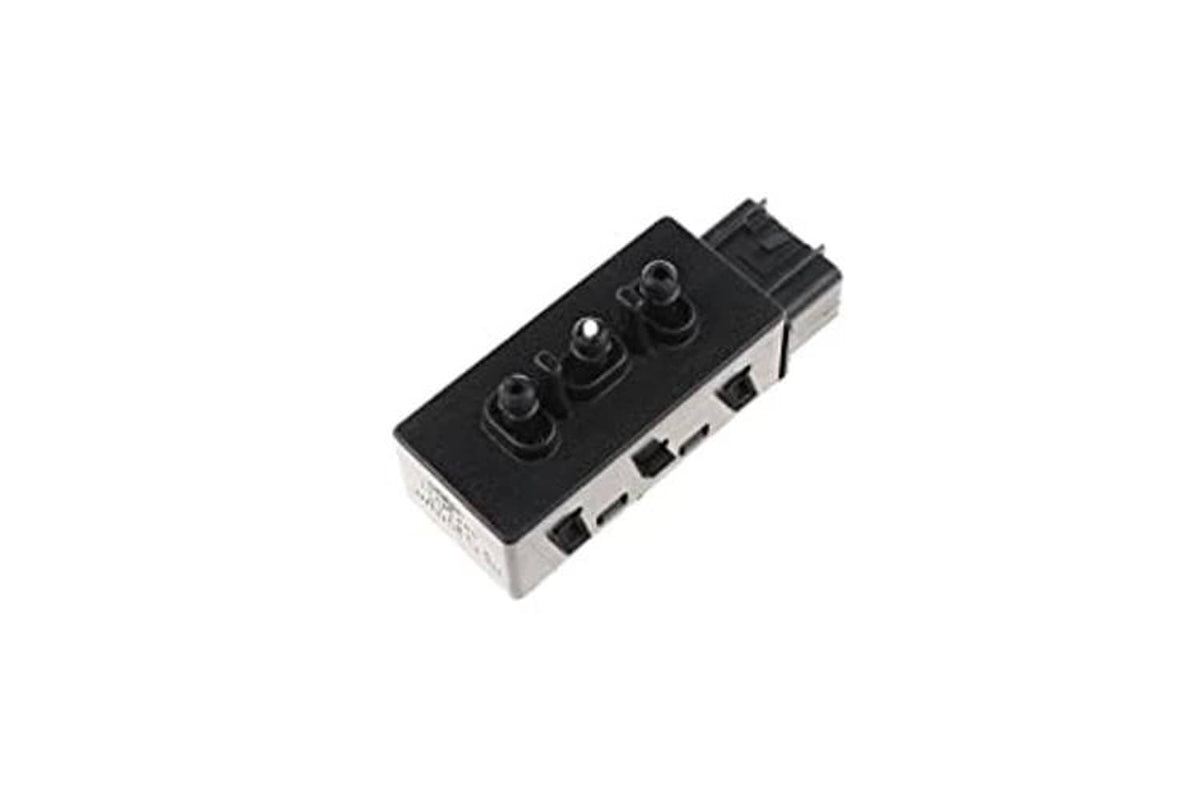 6-way power seat switch module with black housing and side multi-pin ports