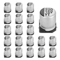 MECCANIXITY 220uF 16V aluminum electrolytic capacitors, low-profile, multiple units