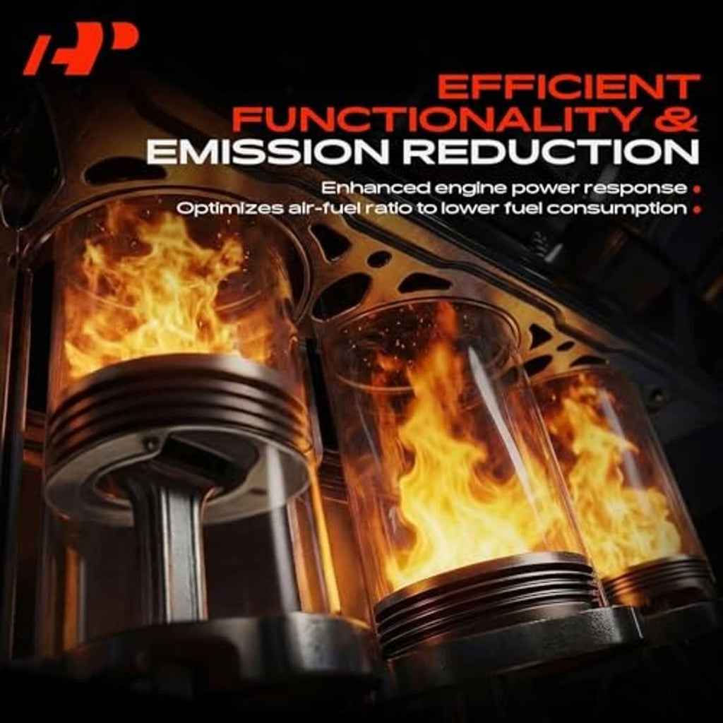 Engine combustion promotional graphic featuring pistons and throttle body valve parts