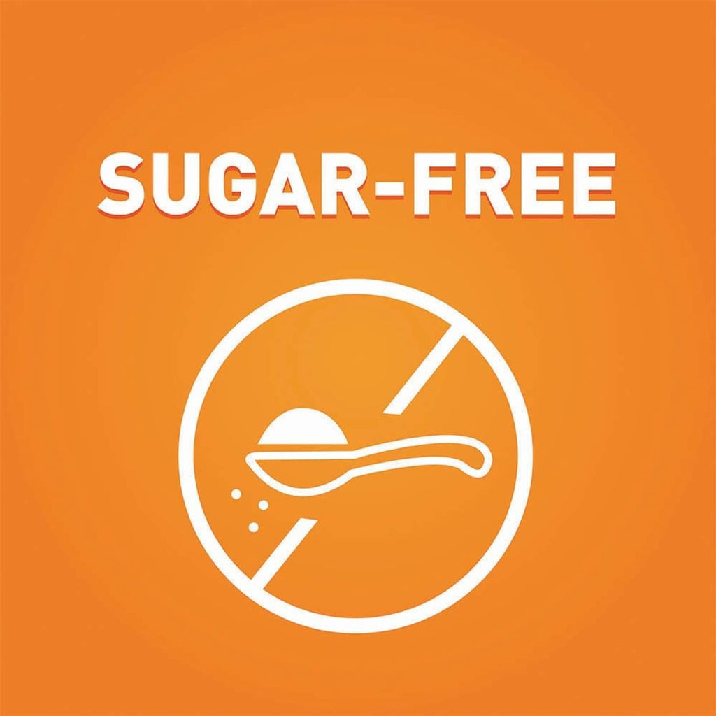 Sugar-free icon showing food and seasoning for CITRUCEL orange fiber powder