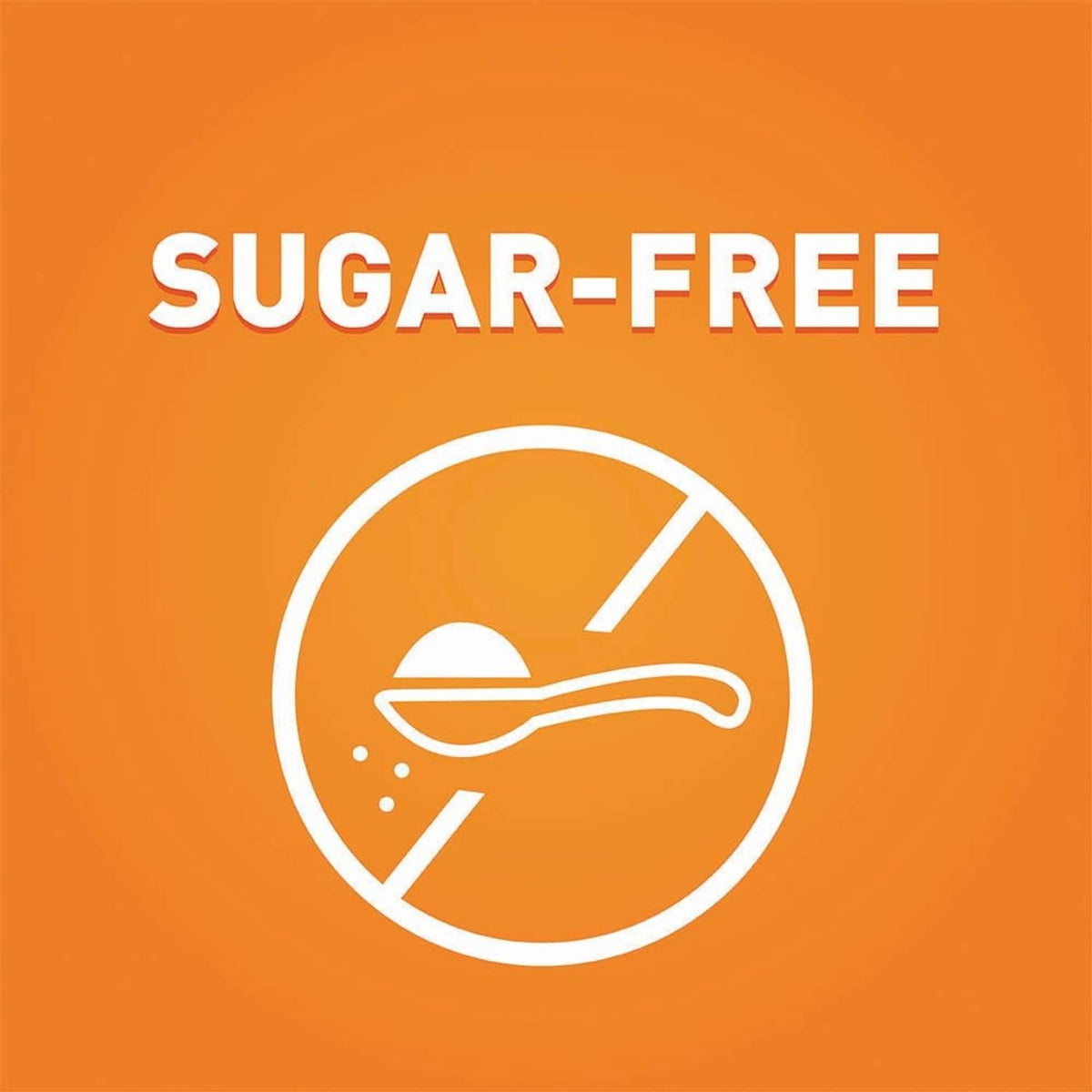 Sugar-free icon showing food and seasoning for CITRUCEL orange fiber powder
