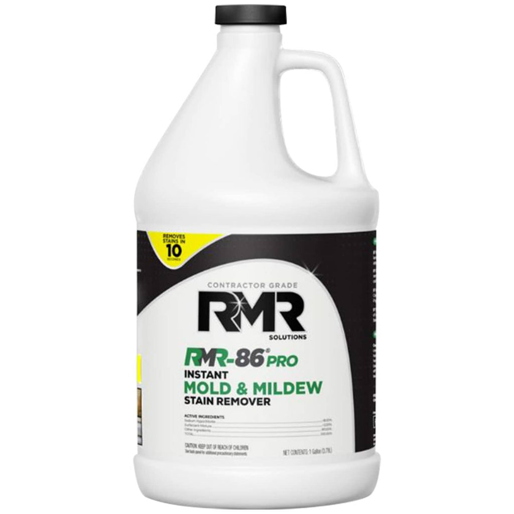 White plastic stain remover bottle with black cap, Contractor Grade label