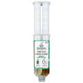 Golf club epoxy cartridge in a white tube with a green label and nozzle