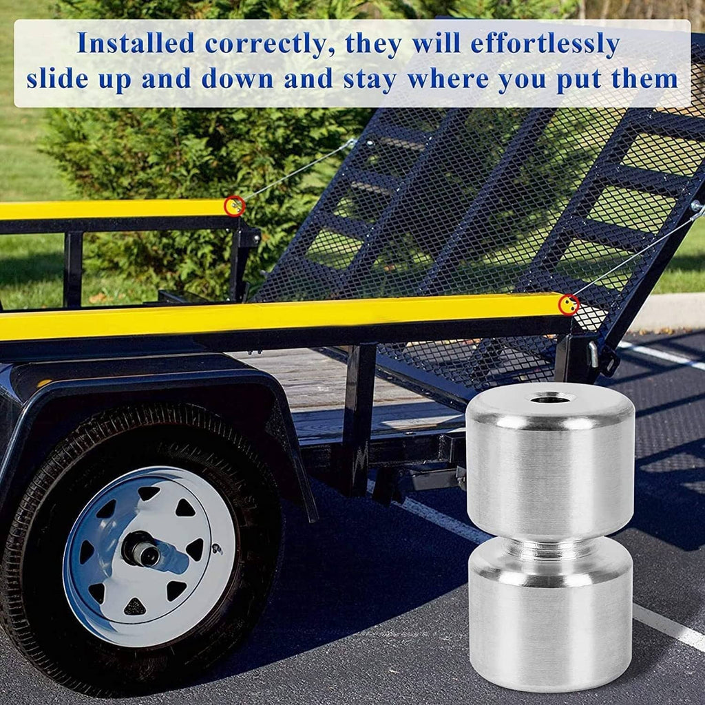 Liftgate assist rollers with two silver roller cylinders for sliding liftgate operation