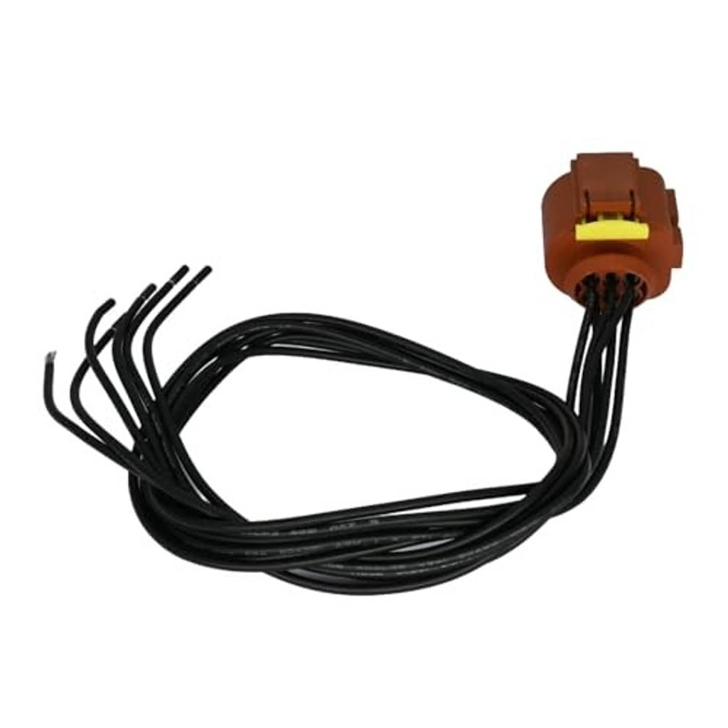 Electronic EGR valve wiring harness with brown connector and black cable bundle