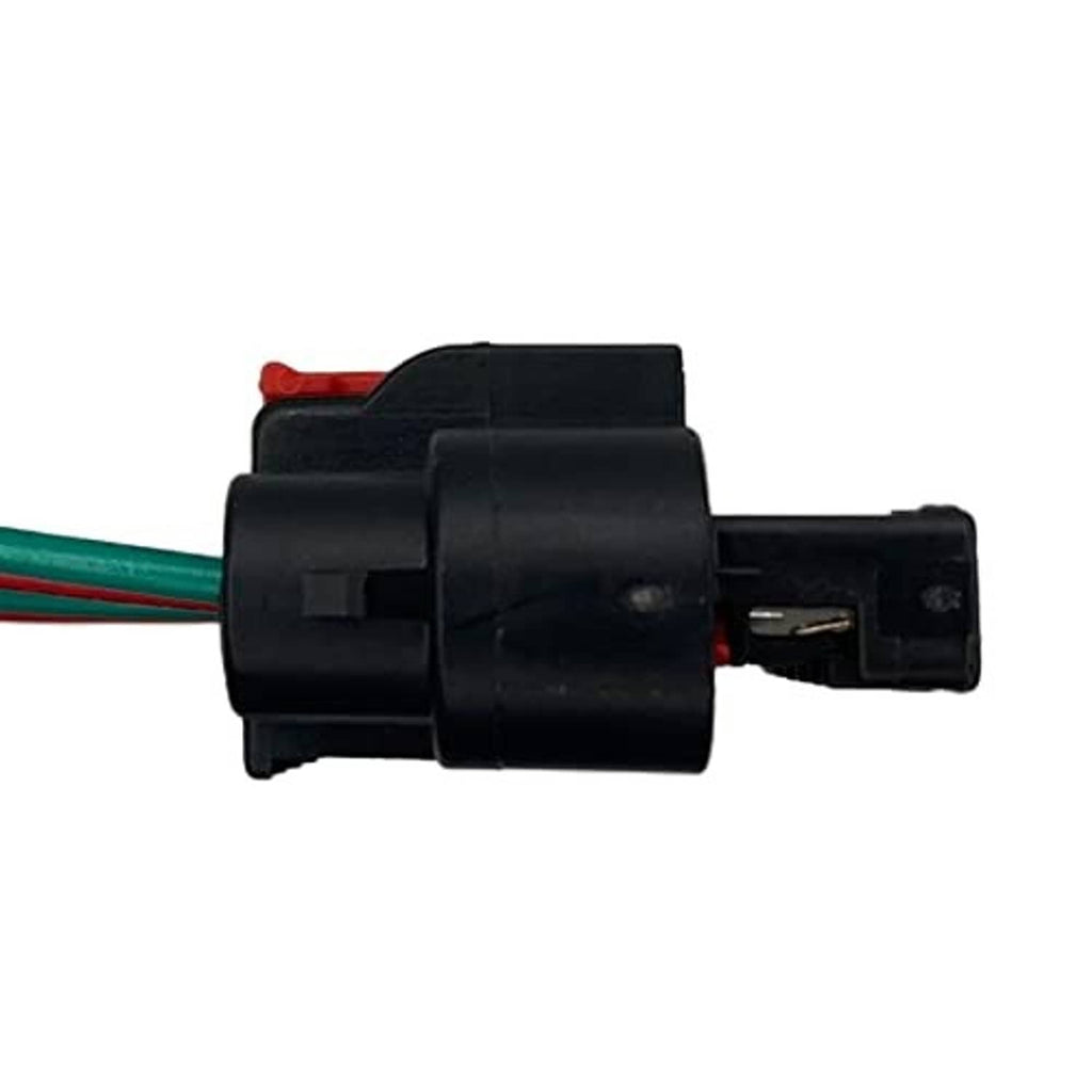 Throttle position sensor connector wiring harness, black plug with red release tab