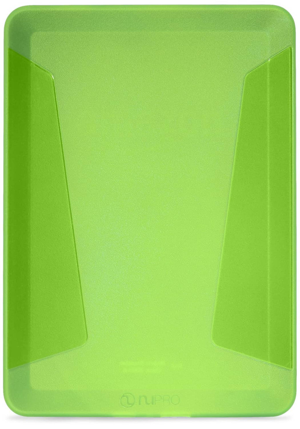 Green Kindle case back cover with molded corners and open side cutouts