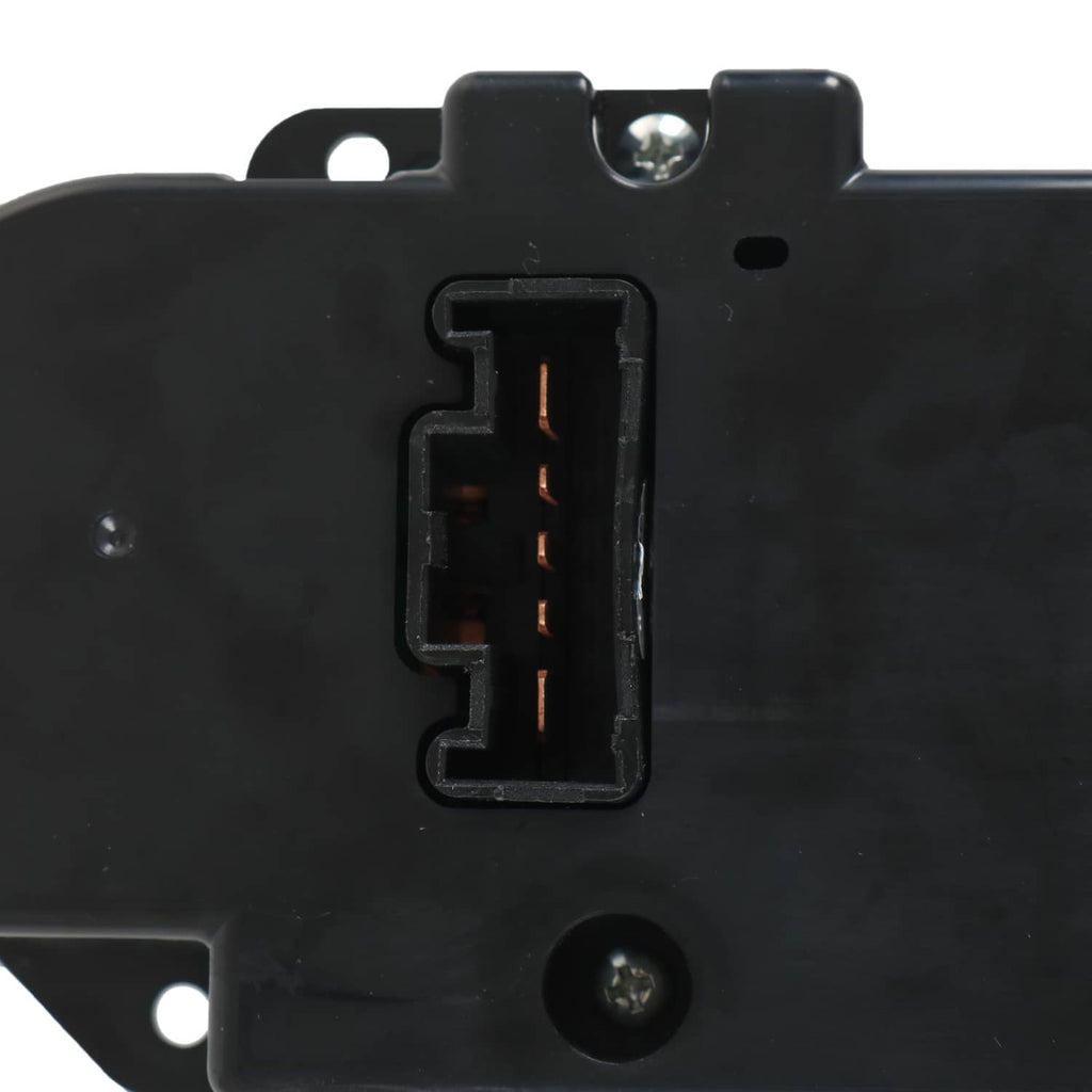Black AC heater climate control unit showing dual rectangular electrical connectors