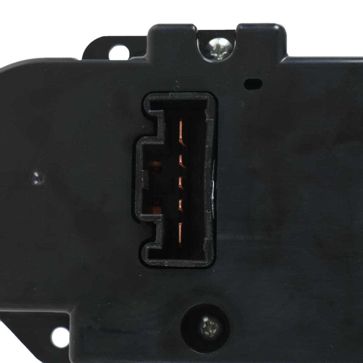 Black AC heater climate control unit showing dual rectangular electrical connectors