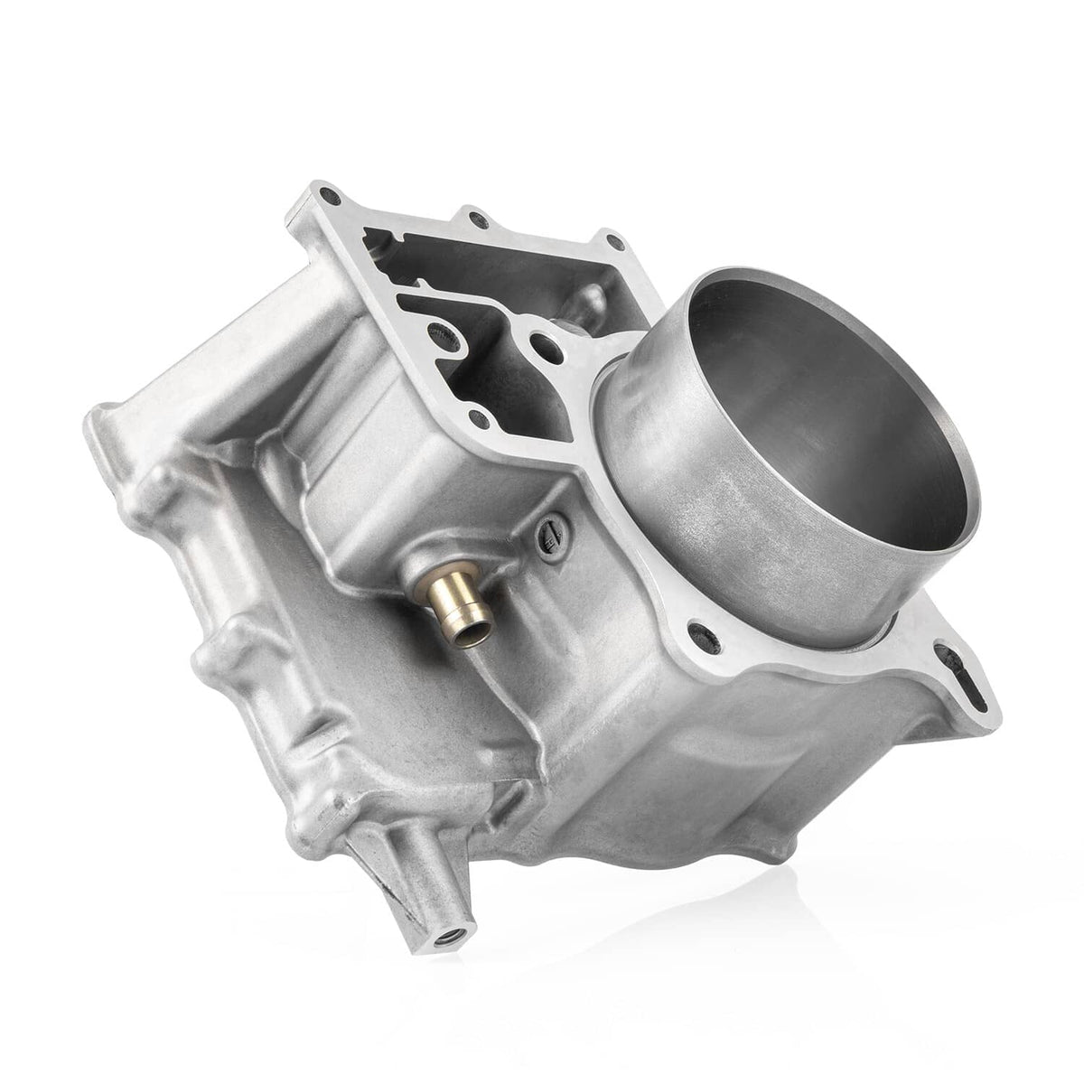 Cylinder jug top-end assembly with cast aluminum housing and cylinder bore