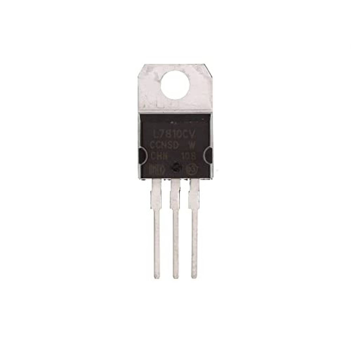 L7808CV 8V positive voltage regulator IC, TO-220 package with 3 through-hole leads