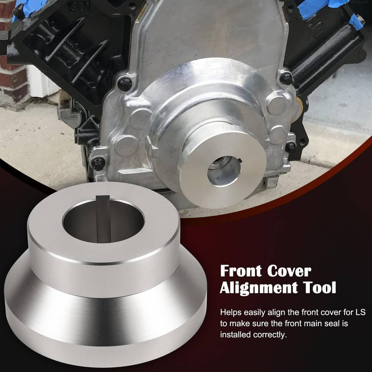 RivetOak Bonbo Front and Rear Cover Billet Alignment Tool & Oil Pan