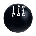 Black manual shift knob with white 1-4 and R shift pattern