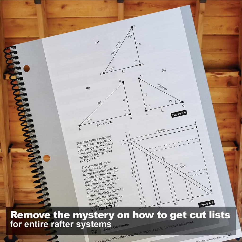 Spiral-bound workbook open to math diagram pages with lines, angles, and figures