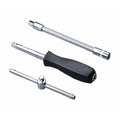 1/4 in drive flexible socket extension bar set with spinner and sliding T-handle