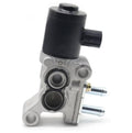 Idle air control valve (IAC) with black housing and metal mounting ports