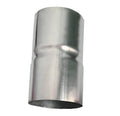 Stainless steel exhaust coupler sleeve with flared end, 2-1/8 in inner diameter